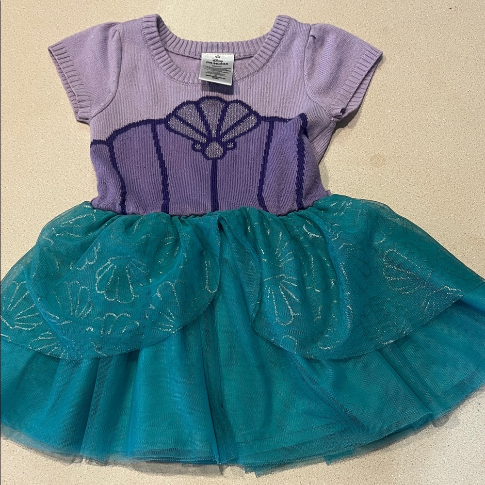 Purple and Teal Kids Costume Dress